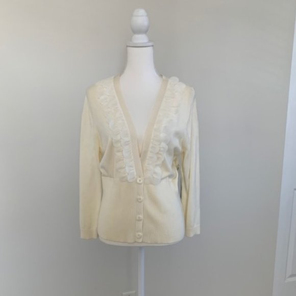 Nine West Cream Womens Cardigan - Picture 1 of 10